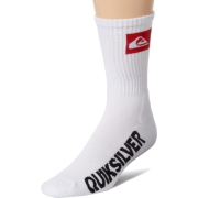 Quiksilver Boys 8-20 Focal Crew Sock White - Donje rublje - $7.00  ~ 6.01€