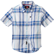 Quiksilver Boys 8-20 House Party Woven Shirt Classic Blue - Košulje - kratke - $24.93  ~ 158,37kn