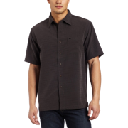 Quiksilver Centinela Short Sleeve Woven Black - Košulje - kratke - $37.85  ~ 240,44kn