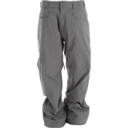 Quiksilver Drizzle Solid Insulated Snowboard Pants Smoke - Pants - $81.95 
