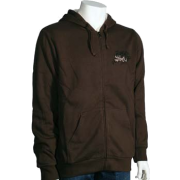 Quiksilver Low Hanging Fruit Zip Fleece Hoody - Brown - Jacket - coats - $68.99 