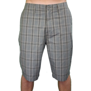 Quiksilver Men's "Essential" Shorts Olive Green Plaid 104045-ARM - Shorts - $39.99 