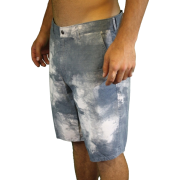 Quiksilver Men's "The Thing" Shorts Gray Cloud Pattern 104217-AIR - pantaloncini - $44.99  ~ 38.64€