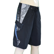 Quiksilver Men's "Yo Duh 22" Boardshorts Black & Blue Y101687Q-BLK - Shorts - $44.99 