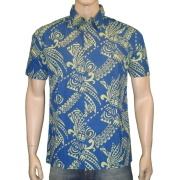 Quiksilver Men's Amanu Button Down Blue Shirt - Košulje - kratke - $24.99  ~ 158,75kn