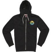 Quiksilver Men's Bad Fish Eco-Friendly Sweatshirt Hoodie Black - Jacket - coats - $29.98 