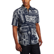 Quiksilver Men's Calmside Woven Shirt Navy - Košulje - kratke - $29.93  ~ 190,13kn