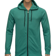 Quiksilver Men's Easy Tiger Hoodie Sweatshirt-Mint Green - Jacket - coats - $29.98 