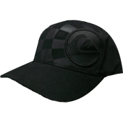 Quiksilver Men's Flex Fit Grande Hat Cap Black - Cap - $22.99 