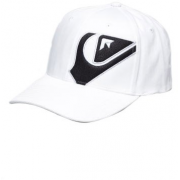 Quiksilver Men's Grande Flex Fit Hat White One Size - Cap - $22.00 