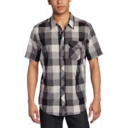 Quiksilver Men's Hawthorne Short Sleeve Woven Shirt Smoke - Košulje - kratke - $22.39  ~ 142,23kn