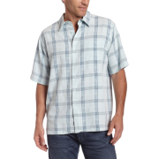 Quiksilver Men's Kahili Woven Shirt Azure Blue - Košulje - kratke - $54.50  ~ 346,22kn