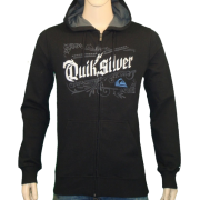 Quiksilver Men's Litmus Hoodie Sweatshirt Black - Jacket - coats - $39.99 