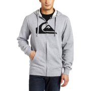 Quiksilver Men's Mountain Wave Hoodie Heather Grey - Jacket - coats - $34.98 