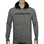 Quiksilver Men's On The Rocks Hoodie Sweatshirt-Gray - Jacket - coats - $29.98 