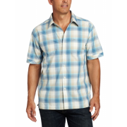 Quiksilver Men's Runaways Woven Shirt Bluefin - Košulje - kratke - $54.59  ~ 346,79kn