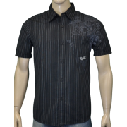 Quiksilver Men's Smarter Button Down Shirt Black - Košulje - kratke - $38.98  ~ 247,62kn