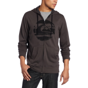 Quiksilver Men's Tremor Full Zip Hoodie Gunsmoke - Jacket - coats - $47.98 