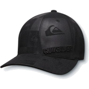 Quiksilver Men's Volt Flex Fit Hat Cap Black - Cap - $24.98 