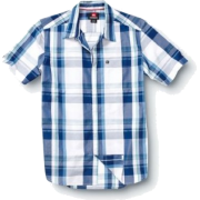 Quiksilver Mens Robotic Woven Shirt Blue - Košulje - kratke - $40.80  ~ 259,18kn