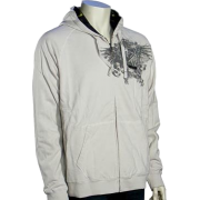 Quiksilver Nostalgia Zip Reversible Hoody - Chalk - Jacket - coats - $79.95 