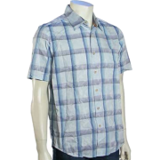 Quiksilver Waterman Palermo SS Button Down Shirt - Blue - Košulje - kratke - $59.95  ~ 380,84kn