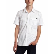 Quiksilver Young Men's Easy Beat Short Sleeve Woven Shirt White - Košulje - kratke - $24.24  ~ 153,99kn