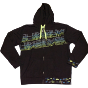 Quiksilver Zip Up Hooded Sweatshirt - Black - Košulje - duge - $39.96  ~ 253,85kn