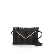 Quilted Faux Leather Envelope Bag - Hand bag - $12.99 