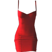 RED BODYCON DRESS - Dresses - 