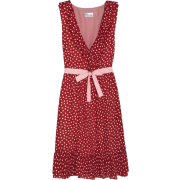 REDValentino Polka-dot georgette dress - Vestidos - 