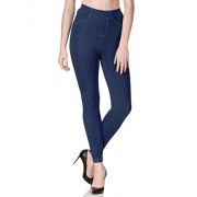 REGNA X Boho For Woman High Rise Comfortable Non See-Through Dark Navy Large Cotton Legging Jegging Yoga Tights Pants - Hlače - duge - $21.99  ~ 18.89€