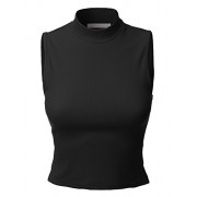 RK RUBY KARAT Womens Basic Fitted Sleeveless Ribbed Turtleneck Top - Košulje - kratke - $16.49  ~ 104,75kn