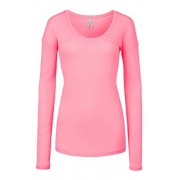 RK RUBY KARAT Womens Casual Long Sleeve Knit Pullover Sweater - Shirts - $24.49 