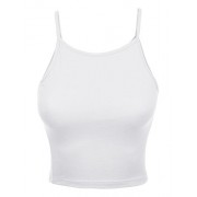 RK RUBY KARAT Womens Lightweight Solid Cropped Tank Top With Stretch - Košulje - kratke - $21.49  ~ 136,52kn