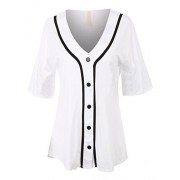 RK RUBY KARAT Womens Loose Fit Short Sleeve - Košulje - kratke - $38.49  ~ 244,51kn