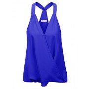 RK RUBY KARAT Womens Loose High Low Chiffon Racerback Tank Top - Košulje - kratke - $26.49  ~ 168,28kn