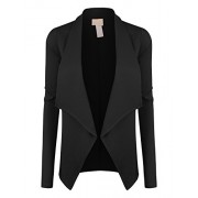 RK RUBY KARAT Womens Open Front Long Sleeve Tuxedo Blazer Jacket - Košulje - kratke - $45.99  ~ 292,15kn