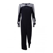 R&M Richards Women's Illusion Bodice Jumpsuit - 连衣裙 - $59.99  ~ ¥401.95