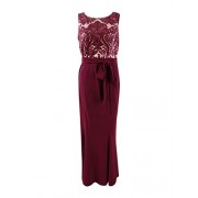 R&M Richards Womens Lace Sequined Evening Dress - Dresses - $44.49 