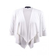 R&M Richards Women's Mesh Cascade Shrug (L, Ivory) - Koszule - krótkie - $29.99  ~ 25.76€