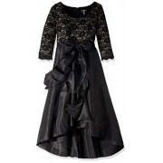 R&M Richards Women's Plus Size Lace and Tafetta Hi Lo Dress Large - sukienki - $68.48  ~ 58.82€