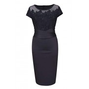 ROSE IN THE BOX Womens 1950s Bodycon Business Office Pencil Sheath Church Dresses - Obleke - $23.99  ~ 20.60€