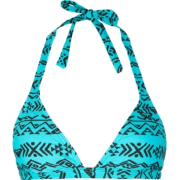 ROXY Abstract Tribal 70s Bikini Top Turquoise - Kostiumy kąpielowe - $41.99  ~ 36.06€