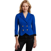 Rampage Juniors Knit Jacket Blue - Jacket - coats - $49.00 
