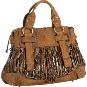 Rampage Women's Krista R11233 Satchel Cognac Snake - Hand bag - $69.65 