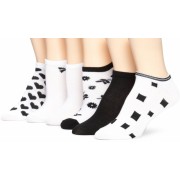 Rampage Womens 6 Pack No Show Socks Black/White - Donje rublje - $12.99  ~ 82,52kn