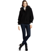 Rebecca Minkoff - Clothing Women's Dree Bubble Hood Jacket Black - Jacket - coats - $418.60 