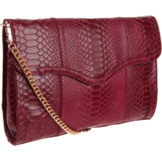 Rebecca Minkoff  Beau Clutch Red Clutch Plum - Torbe s kopčom - $395.00  ~ 339.26€