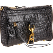 Rebecca Minkoff  Mac Clutch,Shiny Black,One Size - Torbe s kopčom - $244.91  ~ 210.35€